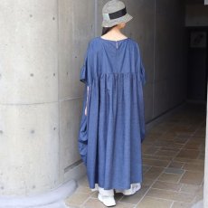 画像11: 【Sorte cuff】コットンデニムワイドワンピース (11)
