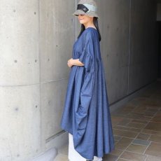 画像5: 【Sorte cuff】コットンデニムワイドワンピース (5)