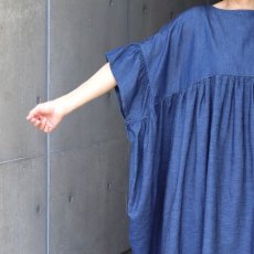 画像7: 【Sorte cuff】コットンデニムワイドワンピース (7)