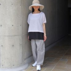 画像8: 08Mab 14番手リネンレイヤードトップスセット (8)