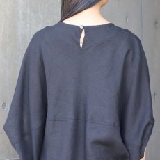 画像8: 08Mab 14番手リネン切り替え後あきチュニック (8)