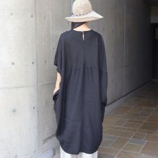 画像4: 08Mab 14番手リネン切り替え後あきチュニック (4)