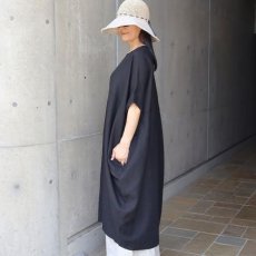 画像5: 08Mab 14番手リネン切り替え後あきチュニック (5)