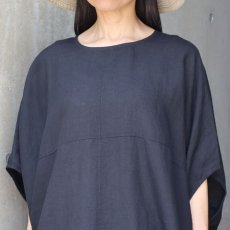 画像7: 08Mab 14番手リネン切り替え後あきチュニック (7)