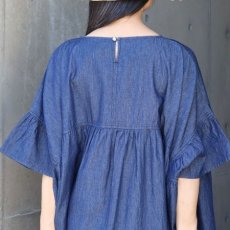 画像8: 【Sorte cuff】コットンデニムワイドブラウス (8)
