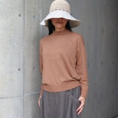 画像1: NARU FACTORY ムースヤーン ハイネックニット (1)
