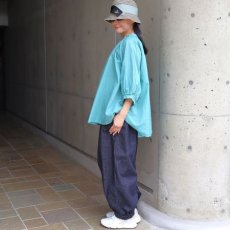 画像10: 【08Mab】コットンリネンラグランスリーブギャザーブラウス (10)
