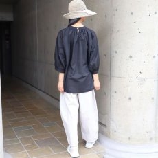 画像23: 【08Mab】コットンリネンラグランスリーブギャザーブラウス (23)
