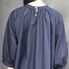 画像19: 【08Mab】コットンリネンラグランスリーブギャザーブラウス (19)