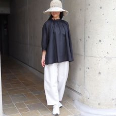 画像21: 【08Mab】コットンリネンラグランスリーブギャザーブラウス (21)