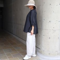 画像22: 【08Mab】コットンリネンラグランスリーブギャザーブラウス (22)