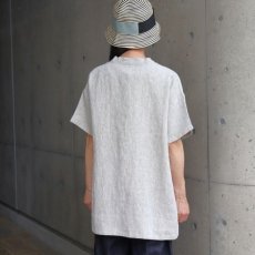 画像21: 08Mab ヨーロピアンリネン　ファスナーあきショート羽織 (21)