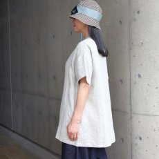 画像20: 08Mab ヨーロピアンリネン　ファスナーあきショート羽織 (20)