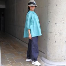 画像12: 【08Mab】コットンリネンラグランスリーブギャザーブラウス (12)