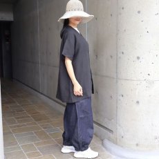 画像18: 08Mab ヨーロピアンリネン　ファスナーあきショート羽織 (18)