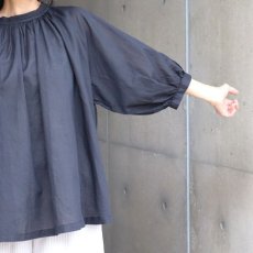 画像17: 【08Mab】コットンリネンラグランスリーブギャザーブラウス (17)