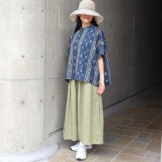 画像30: 08Mab 14番手リネンワイドギャザーパンツ (30)