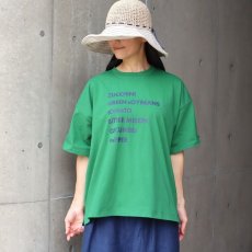 画像1: 【ista-ire】コットンジャージー　ベジタブルロゴTEE (1)