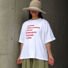 画像12: 【ista-ire】コットンジャージー　ベジタブルロゴTEE (12)