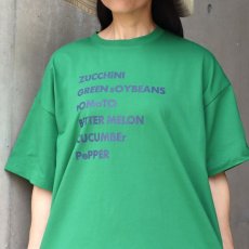 画像6: 【ista-ire】コットンジャージー　ベジタブルロゴTEE (6)