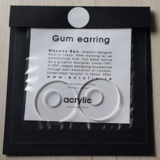 画像1: acrylic イヤリングパーツ（サークル）クリア (1)