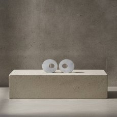 画像2: acrylic イヤリングパーツ（サークル）	ペーパーパープル (2)