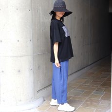 画像20: ista-ire コットン天竺×国産花柄　単色花柄スクエアTEE (20)
