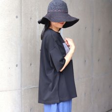 画像13: ista-ire コットン天竺×国産花柄　単色花柄スクエアTEE (13)