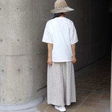 画像10: ista-ire コットン天竺×国産花柄　単色花柄スクエアTEE (10)