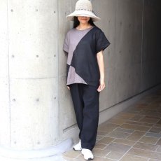 画像25: 08Mab ヨーロピアンリネン配色切替えプルオーバー (25)