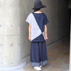 画像13: 08Mab ヨーロピアンリネン配色切替えプルオーバー (13)