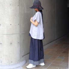 画像14: 08Mab ヨーロピアンリネン配色切替えプルオーバー (14)