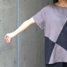 画像21: 08Mab ヨーロピアンリネン配色切替えプルオーバー (21)