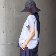 画像5: 08Mab ヨーロピアンリネン配色切替えプルオーバー (5)