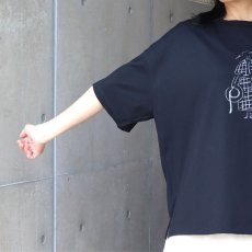 画像5: ista-ire コットン天竺　女の子イラストTEE (5)