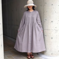 画像26: 30%OFF SALE 08Mab ピンタック多ボタンワンピース  (26)