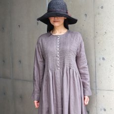 画像7: 30%OFF SALE 08Mab ピンタック多ボタンワンピース  (7)