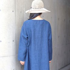 画像9: 20%OFF SALE 08Mab 9番手リネンウインドータックワンピース (9)
