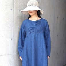 画像7: 20%OFF SALE 08Mab 9番手リネンウインドータックワンピース (7)