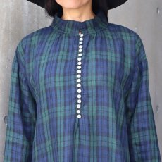 画像10: 30%OFF SALE 08Mab 多ボタン衿付きワンピース (10)