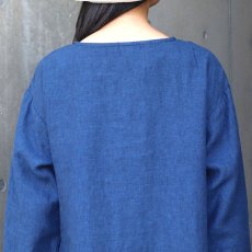 画像13: 20%OFF SALE 08Mab 9番手リネンウインドータックワンピース (13)