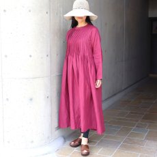 画像5: 30%OFF SALE 08Mab ラグラン袖ピンタックワンピース (5)