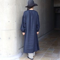 画像19: 20%OFF SALE 08Mab 多ボタン比翼ピンタックボリュームワンピース (19)