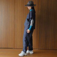 画像9: おぼろ月夜 紺シルクシンプルパンツA (9)