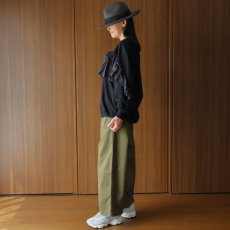 画像42: ista-ire 4602-7540 コットンジャージ―ラミーリネンフリルロンTEE (42)