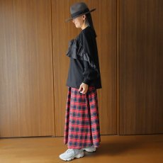 画像34: ista-ire 4602-7540 コットンジャージ―ラミーリネンフリルロンTEE (34)