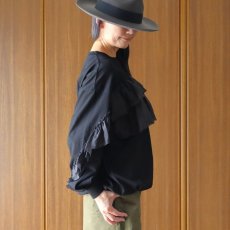 画像40: ista-ire 4602-7540 コットンジャージ―ラミーリネンフリルロンTEE (40)