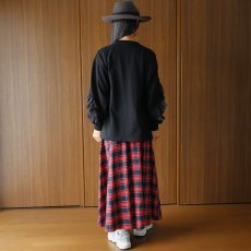 画像35: ista-ire 4602-7540 コットンジャージ―ラミーリネンフリルロンTEE (35)