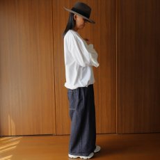 画像20: ista-ire 4602-7540 コットンジャージ―ラミーリネンフリルロンTEE (20)