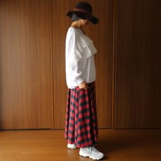 画像24: ista-ire 4602-7540 コットンジャージ―ラミーリネンフリルロンTEE (24)